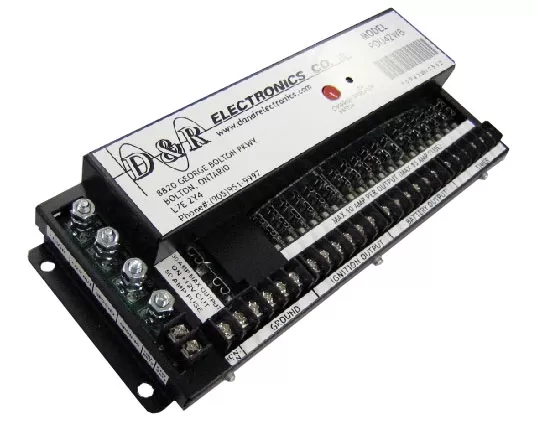 D&R PDU42WB power distribution unit with ground, ignition output and battery output terminal block rows