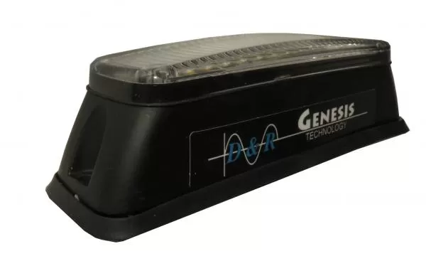 Deck mount module in a gasket-sealed black housing carrying the D&R Genesis Technology logo on its side
