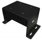 D&R 936-0230A base mounting bracket for LT6600 laptop mounts, black powder-coated steel with slotted feet