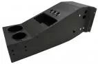 D&R 901-0071A emergency vehicle console for the 2011-2020 Dodge Charger, bare unit with twin cup holders