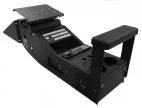 D&R 901-0073A contour console for the Dodge Charger with armrest, siren control head and swing-arm plate