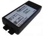 D&R DS100-15.6 DC to DC computer power supply in a black case, 10-24V DC in and 15.6V 5A out