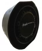 Angled view of the 100W speaker showing the tapered rear of the moulded composite housing