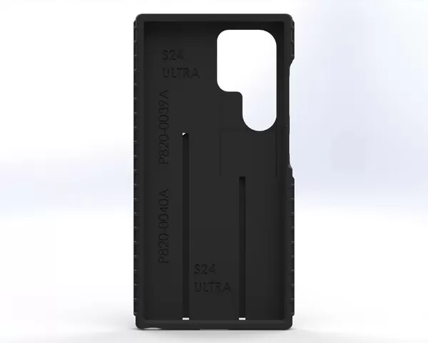 Case interior with S24 ULTRA and part numbers P820-0039A and P820-0040A molded in
